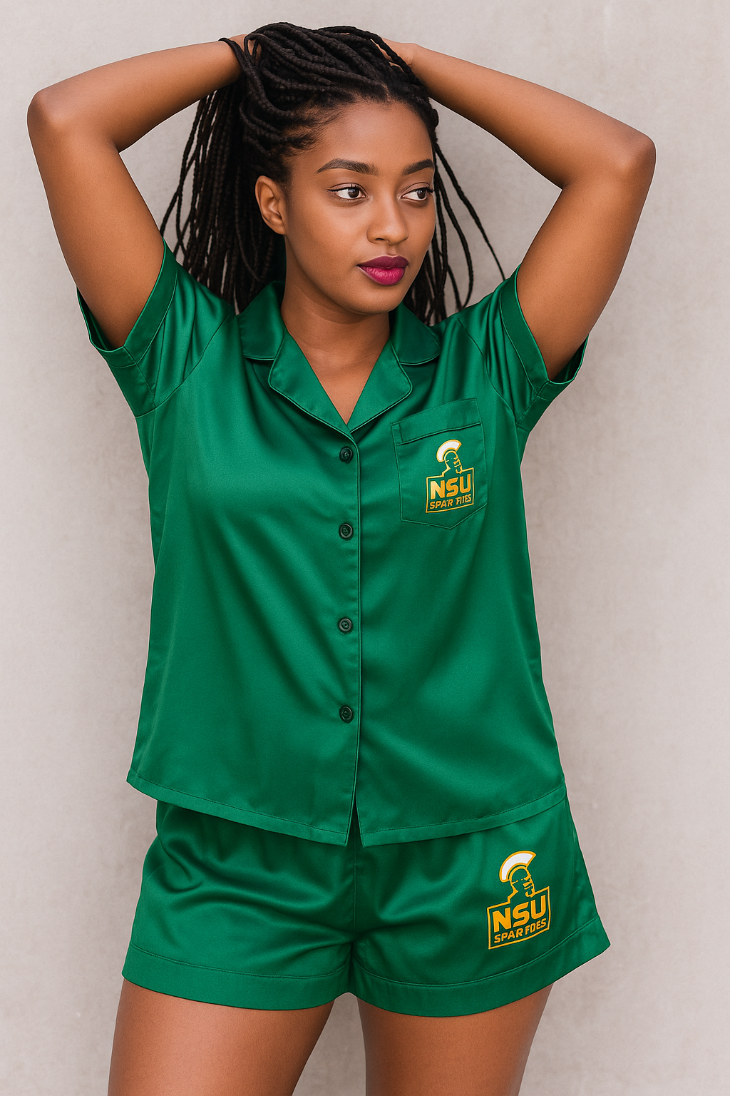 Norfolk State Satin Pajamas