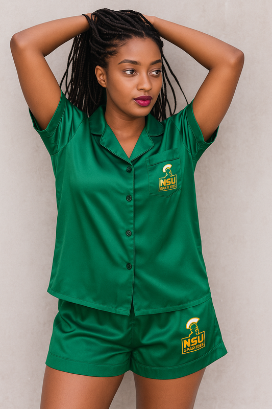 Norfolk State Satin Pajamas